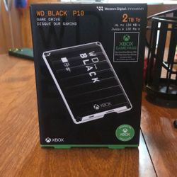 Wd Black P10 Xbox Game drive 2tb