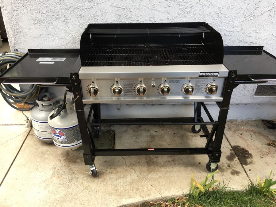 6 Burner BBQ Mission Grill Co.