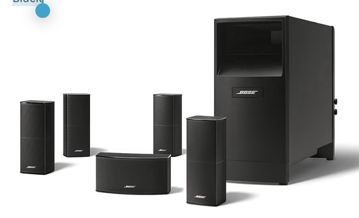 Bose Acoustimass 10 Series V Home Theater Speaker System, Black