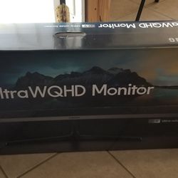 Brand New Wide Samsung Monitor