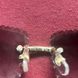 Buss Down Wood Frame Cartier Glasses 