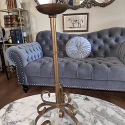 Tall Metal Candle Holder