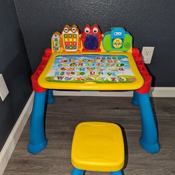 Toddler Learning Desk And Stool