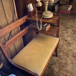 Antique Phone Chair