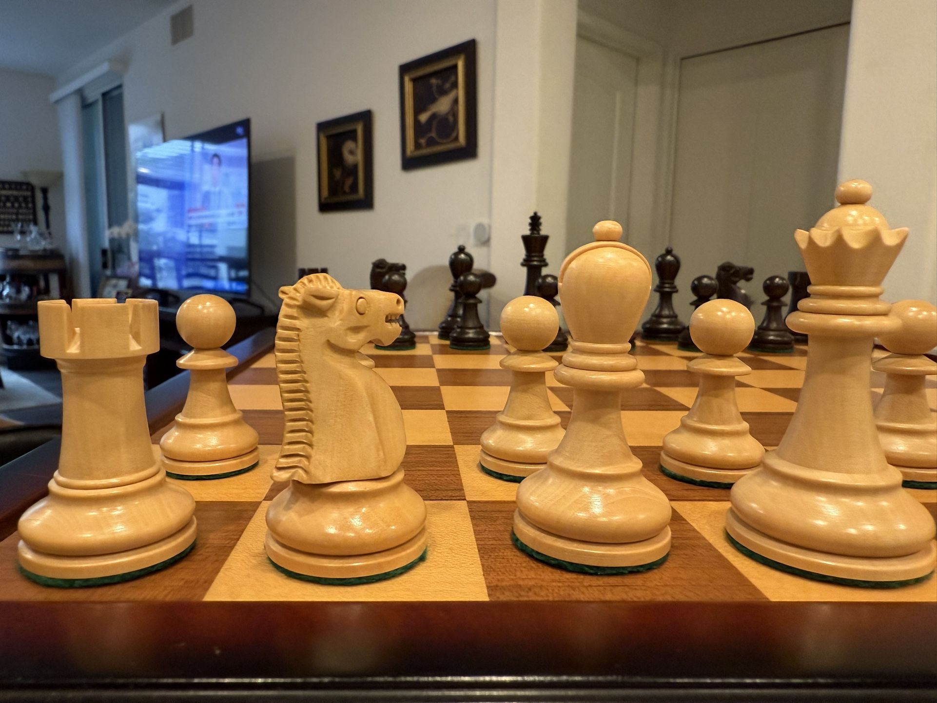Combo Of 1972 Championship Fischer Spassky Chess Set