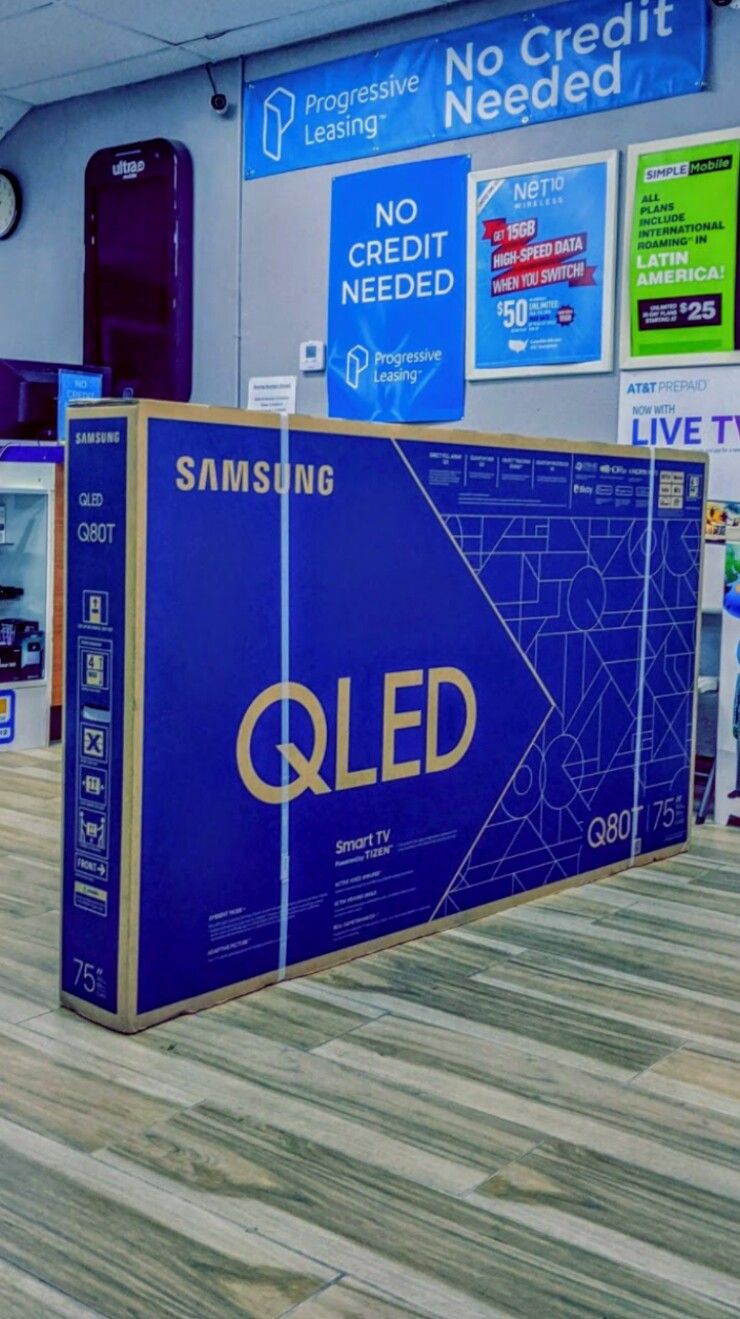 Samsung 75 inch Class - QLED Q80T Series - 4K UHD TV - Smart - LED - with HDR! Brand New in Box! Retails for $2599+Tax !! $50 DOWN / $50 WEEKLY !!