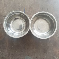2twin Catt/dog Food Or Water Bowls 