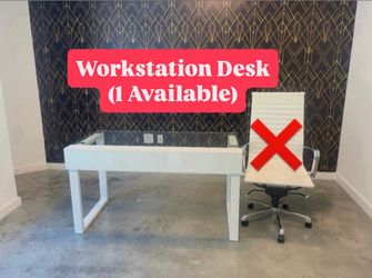 Workstation White Desk (PickUp Today)