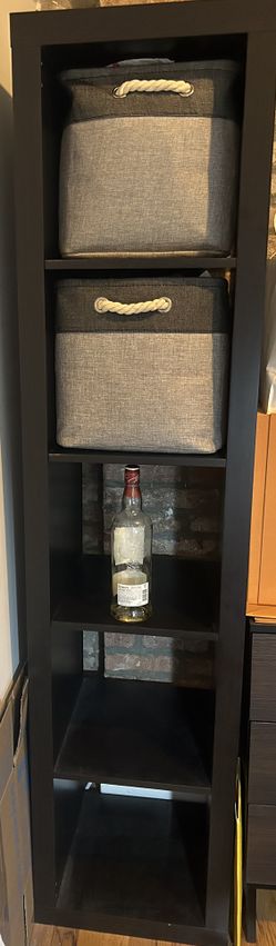 IKEA Shelving Unit (Bins & Bottle Not Included.)