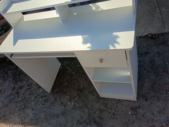 White desk