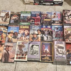 21 Western VHS Tapes 