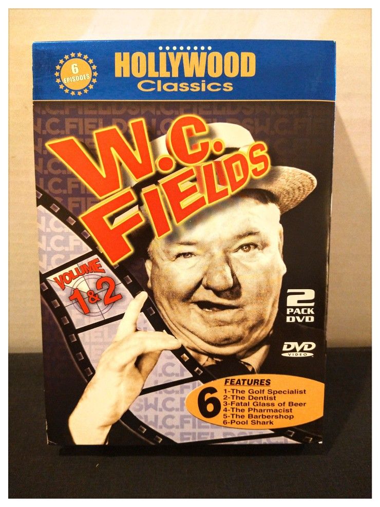 Hollywood Classics 'W.C. Fields' Volume 1 & 2 - 6 Episodes - 2 DVDs
