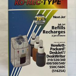 Ink Jet Refills Recharges Hewlett Packard 310 320 340 400 500 550C 560C 51625A