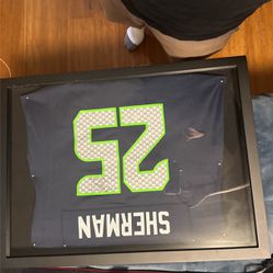 Signed Richard Sherman Seahawks jersey