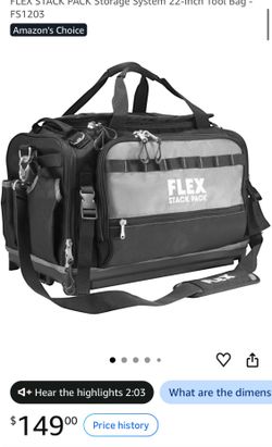 New Flex Tools 22” Bag
