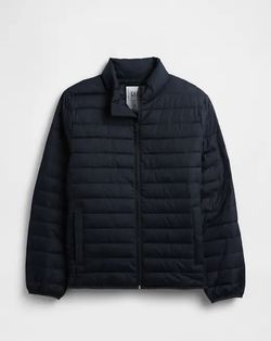 NEW WITH TAGS Gap ColdControl 100% Recycled Relaxed Puffer Jacket Navy Blue Size XL Men’s