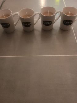 HandMade Coffee Themed and coffee Scented Candles 10 Each 40 For All