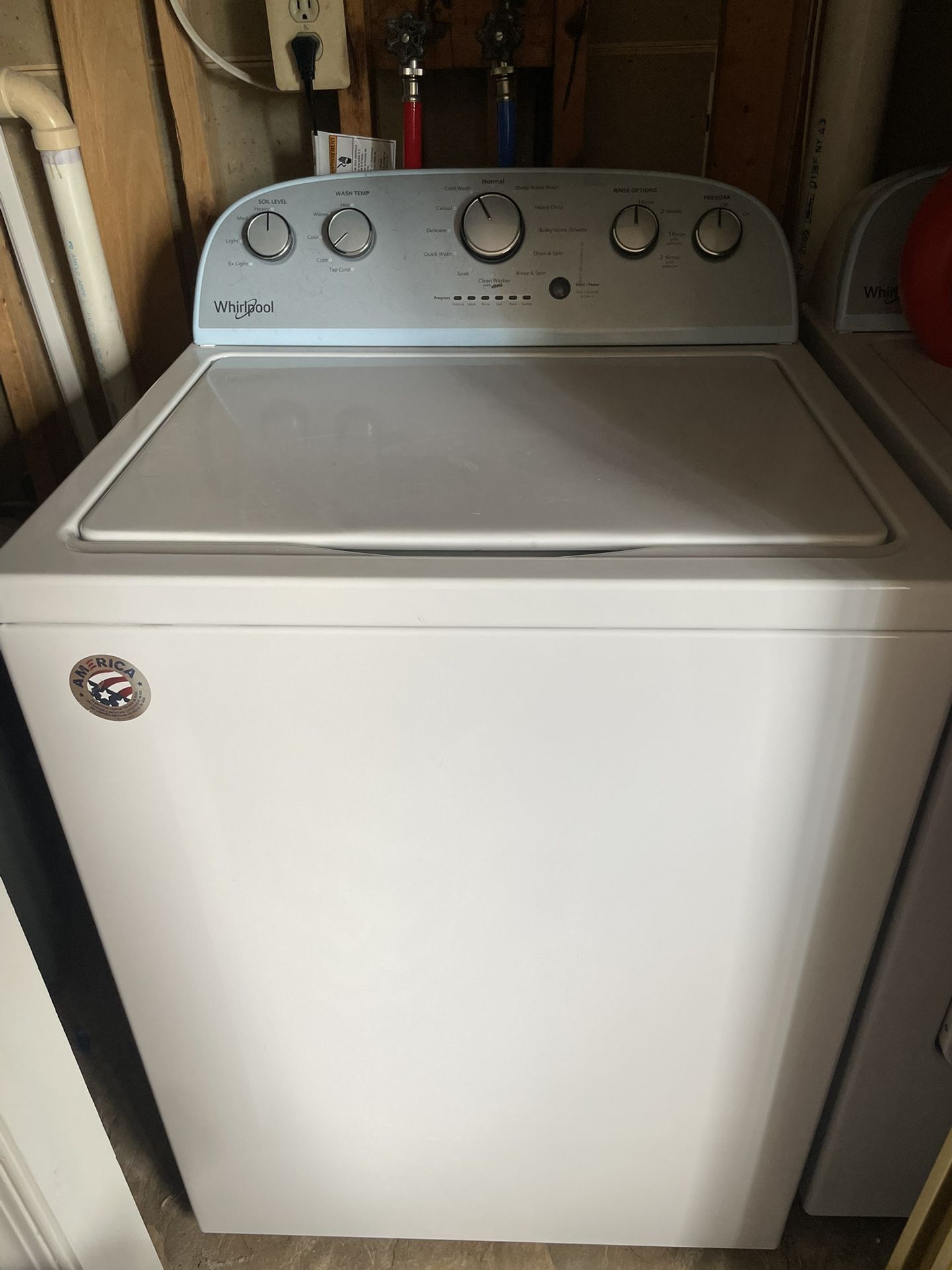 Whirlpool Washer And Dryer