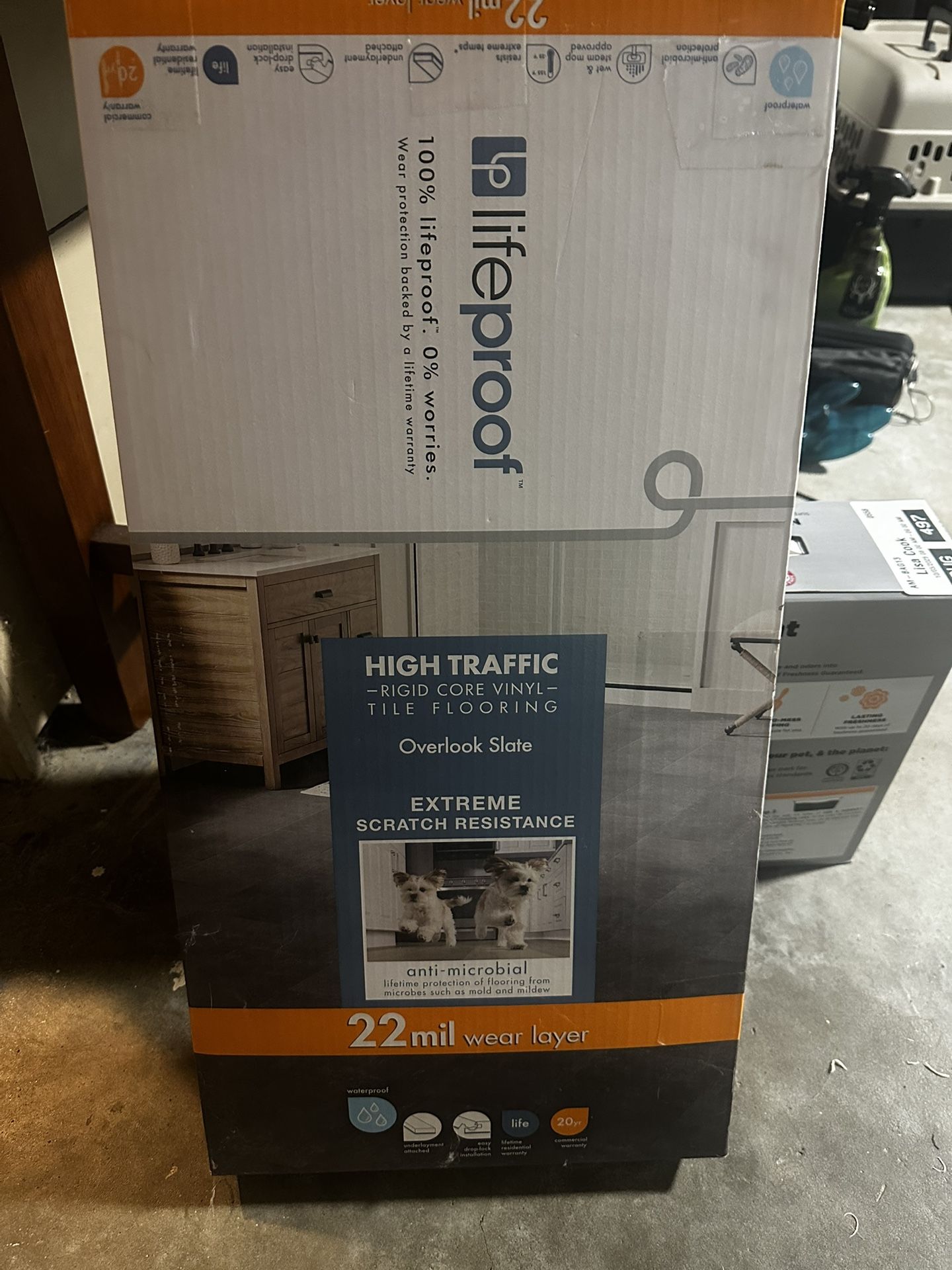 Lifeproof Tile Flooring - Overlook slate