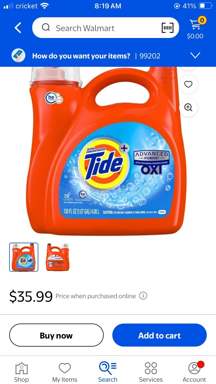 Tide Laundry Detergent