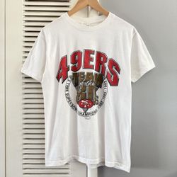 Vintage 80’s San Francisco 49ers Team Of The 80’s NFL Football T-shirt