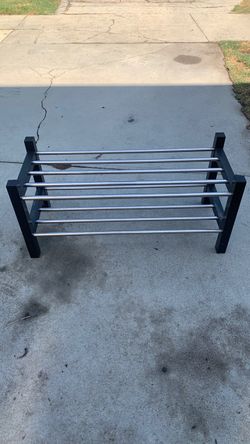 2-Tier Metal Shoe Rack