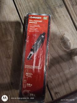 Husky 1/4 in rachet wrench