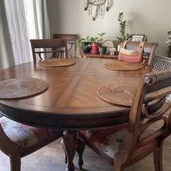 Solid Wood Dining Table & Chairs