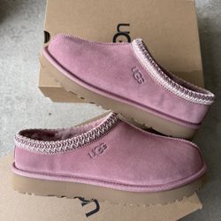 NEW 100% Authentic UGG  Women's Tasman II braid Collar Slipper Shoes Pink Dawn