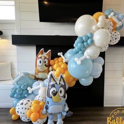 Bluey Balloon Garland $250