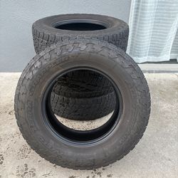 USED NITTO 265/70R17 TERRA GRAPPLER G2  ALL TERRAIN TIRES 32’s 32” INCH TALL TIRES