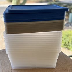 Sterilite Storage Containers In Various Sizes
