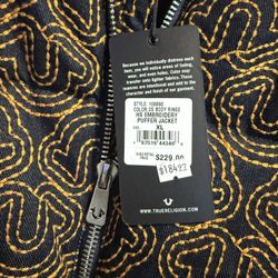 True Religion, Jacket & Men’s Slides Size 11.5