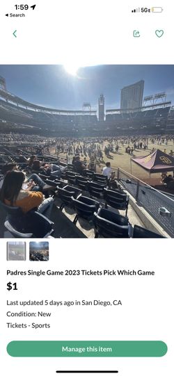Padres reds may 1(right Next To Tatis)
