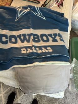 Cowboys Material To Make Tie Blanket Front And Back 