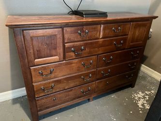 wooden dresser