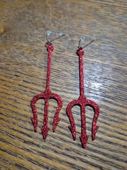 Devil Pitchfork Earrings