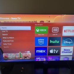 58’ Hisense Roku Tv 4K UHD