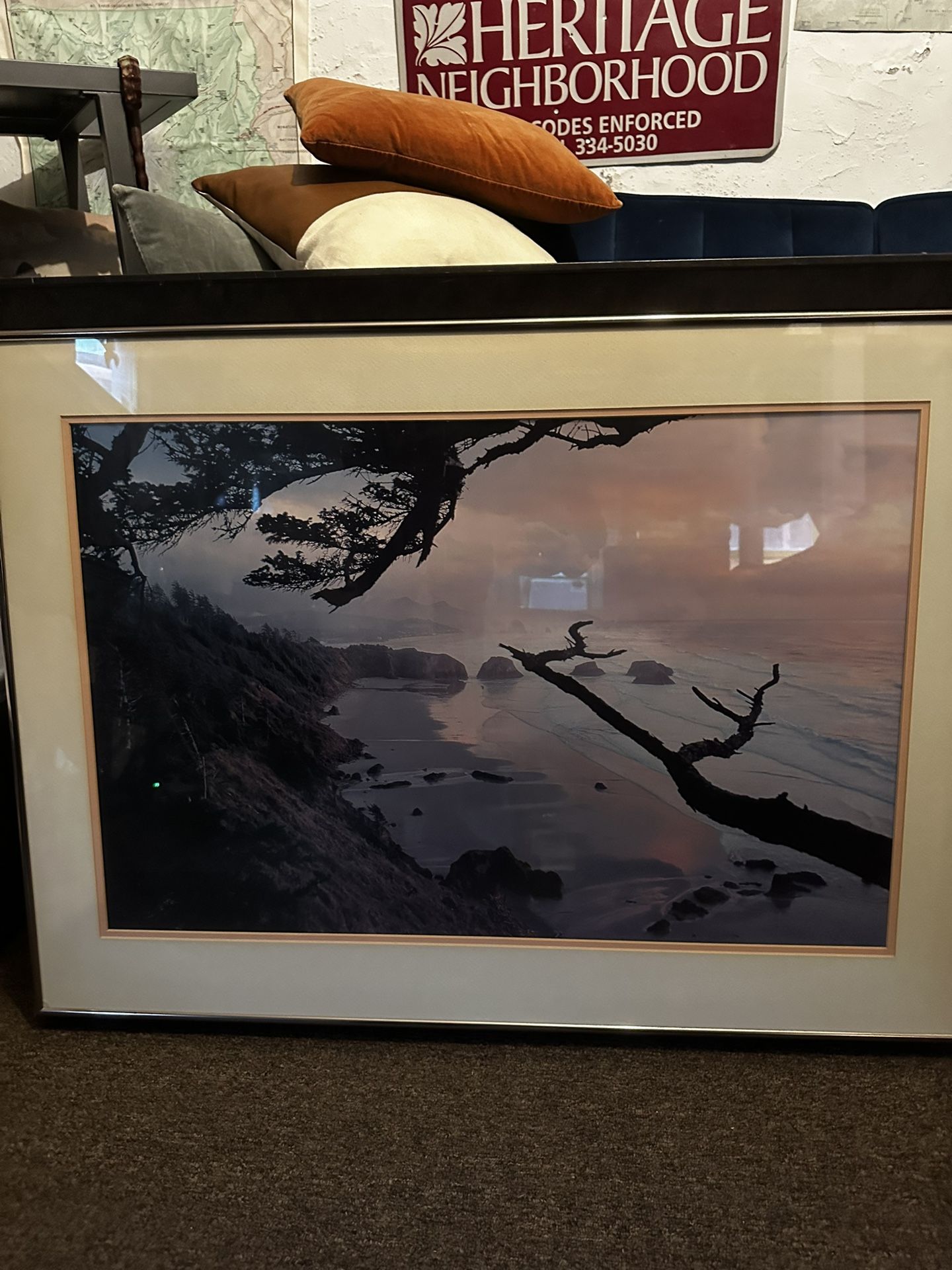 Oregon Coasting Photo in Frame