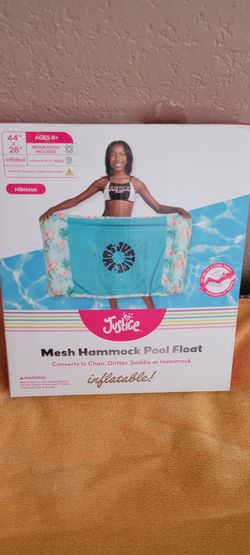 Mesh hammock pool float