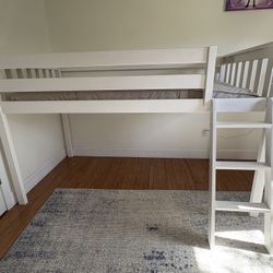 Max and Lily Kids Low Loft Bed + Mattress