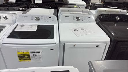 Samsung Washer Gas Dryer Set