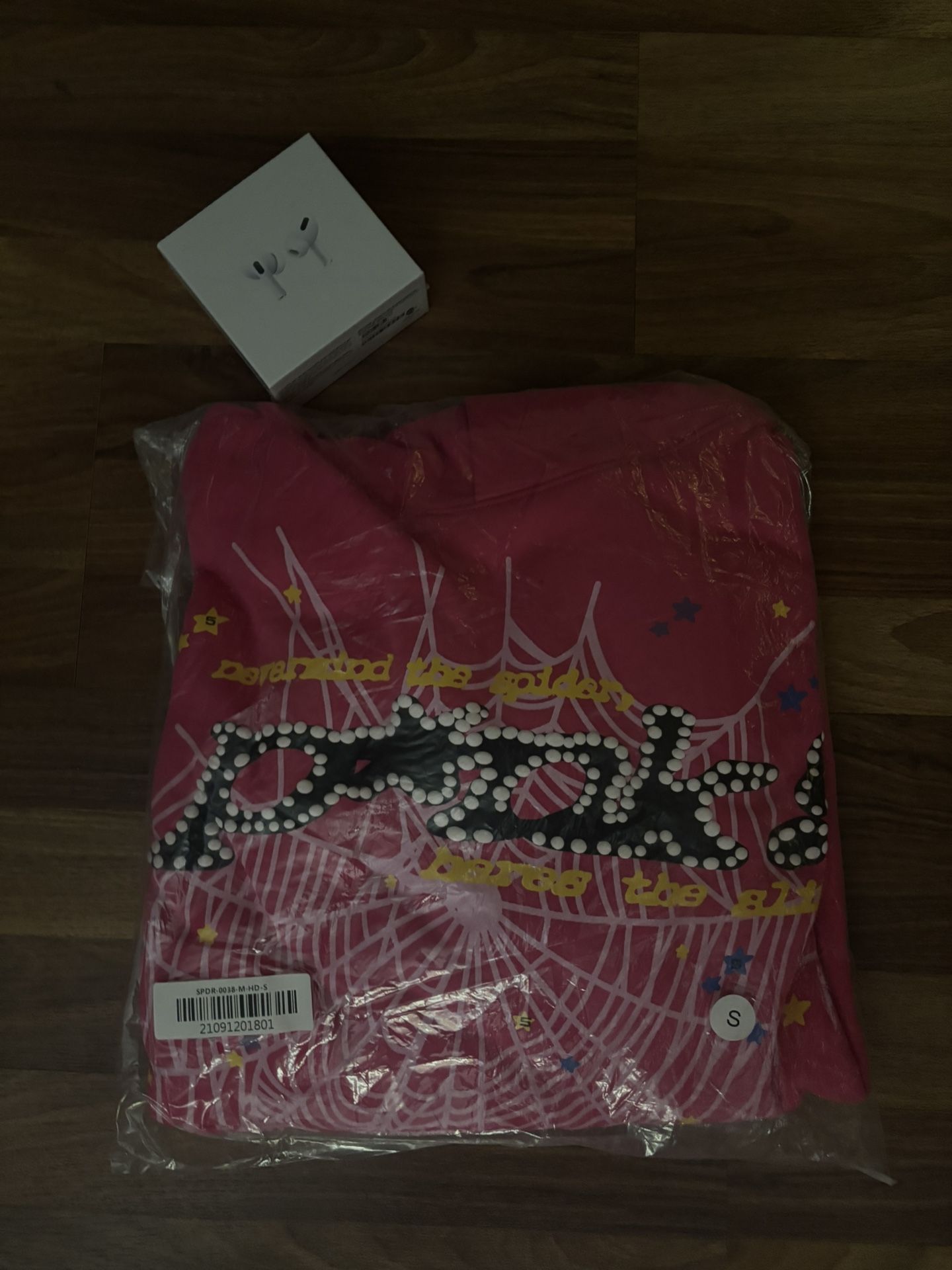spider worldwide hoodie, Size Small