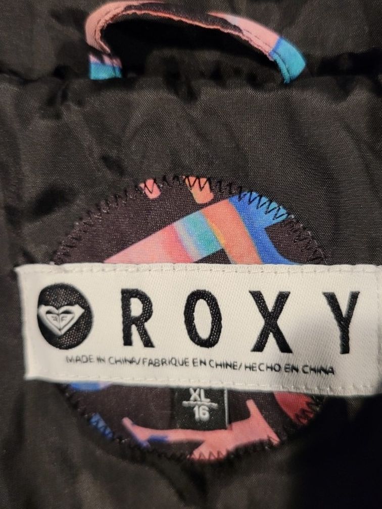 Roxy powder Jacket Girls XL sz16 snow tech