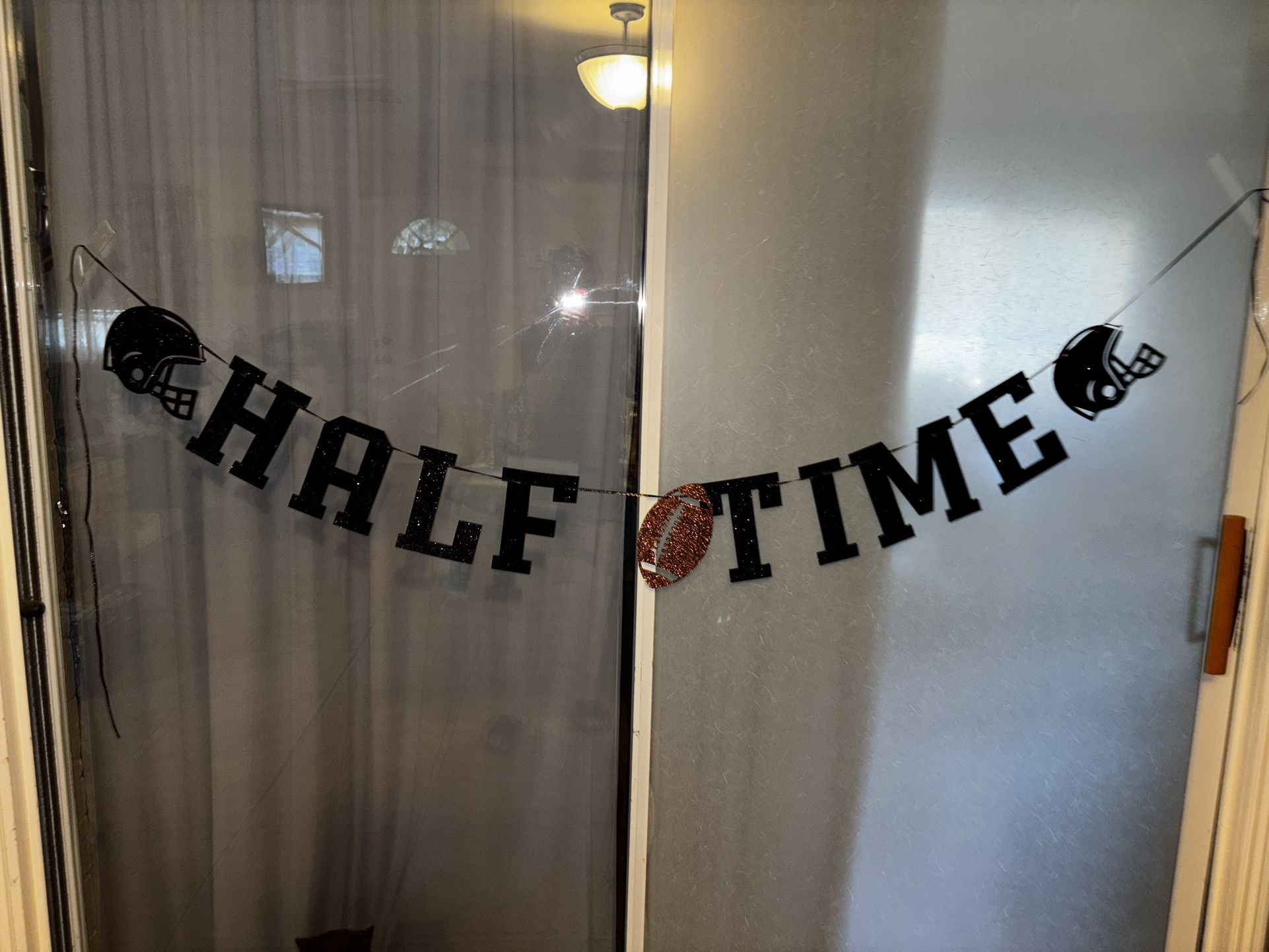 Half Time Party Sign 