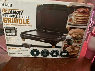HALO Getaway Portable 2-Zone Griddle
