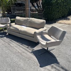 Free Sofa and 2 chairs - beige