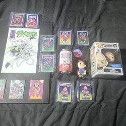 Spawn Comic/gpk Style And Skeches...sloth Goonies Funkos/cards