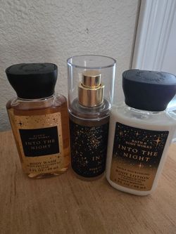 Bath and body works Travel size into the night