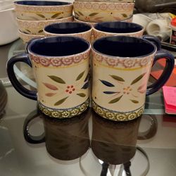 Tara  Old World 16 Oz  Temp Tations Coffee Mugs  X4. See Below